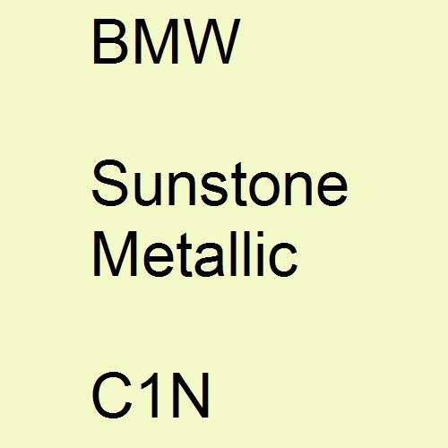 BMW, Sunstone Metallic, C1N.